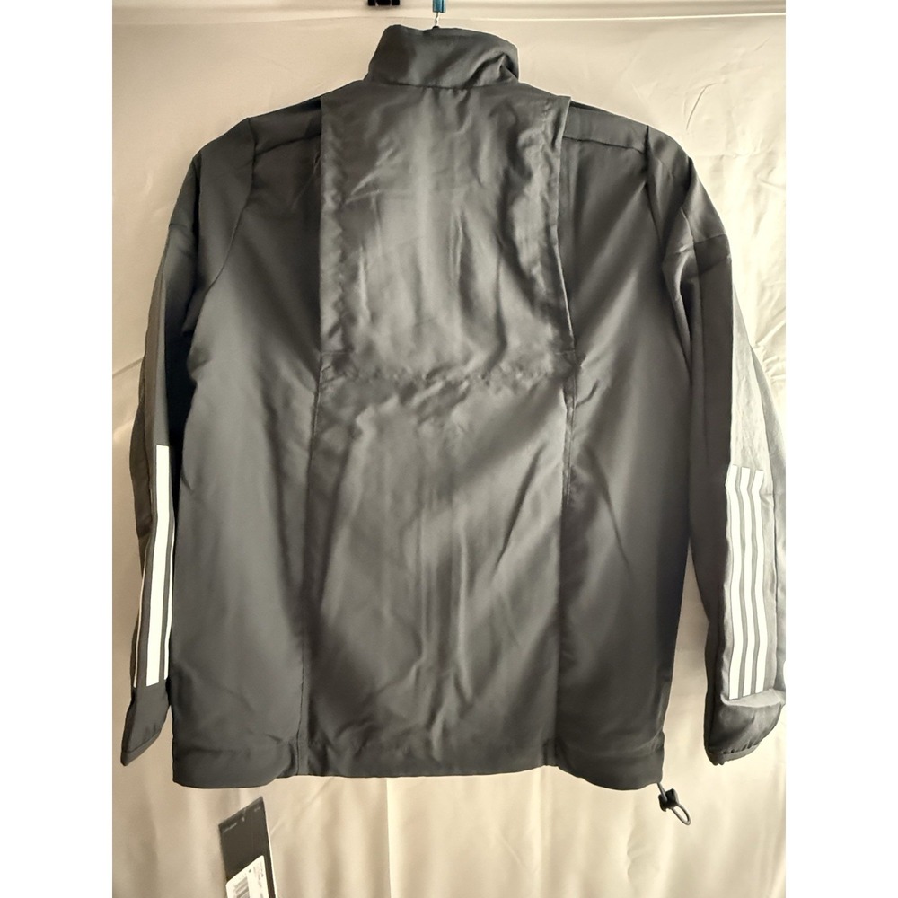 Adidas Youth Rink Suit Full Zip Lightweight Track Jacket GF8194 Gray Kids Size M - Picture 7 of 16